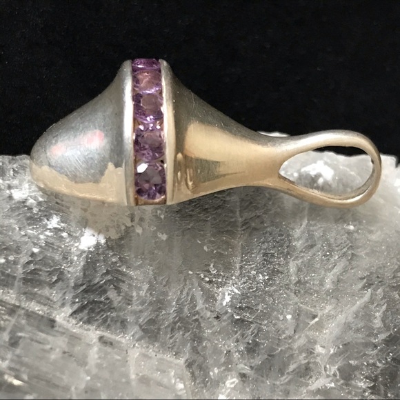 🎁🎄Modern Minimalist Amethyst Pendant🎄🎁 - Picture 3 of 3